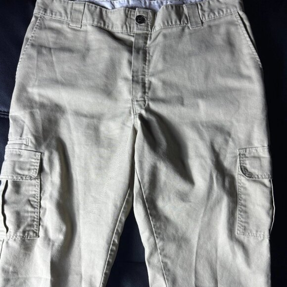 Dickies Men’s Classic Fit Twill Stretch Cargo Pants Khaki 40x32 - Picture 3 of 8